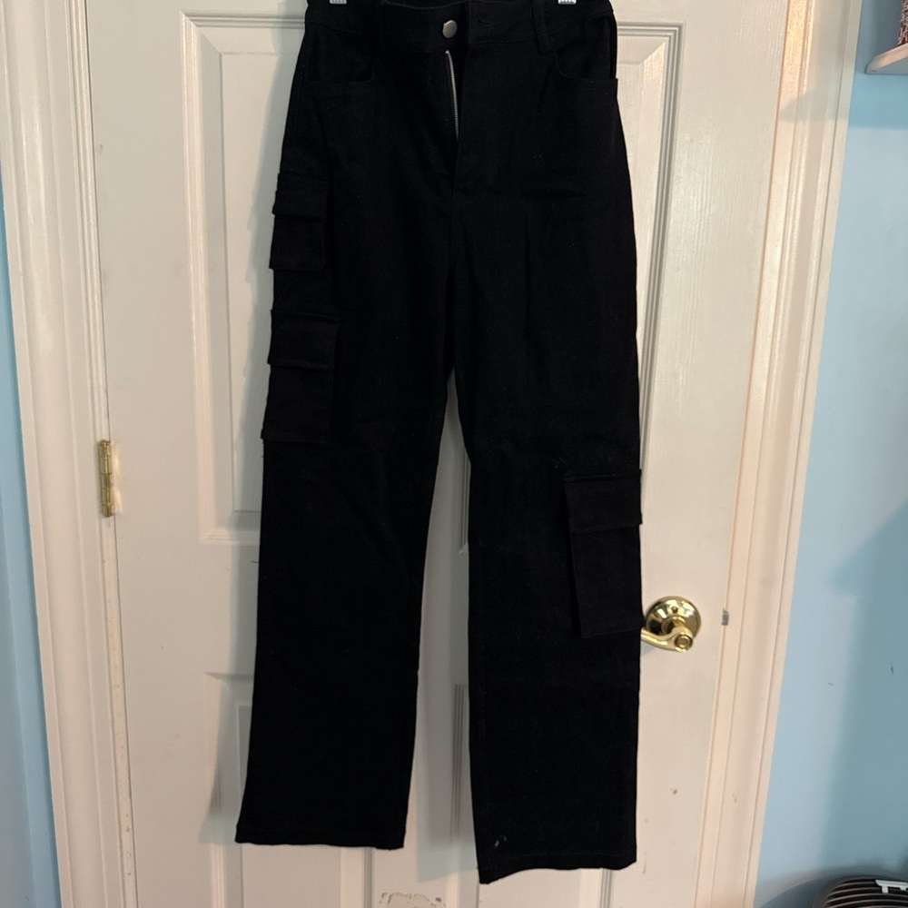 Altar'd State Black Cargo Jeans